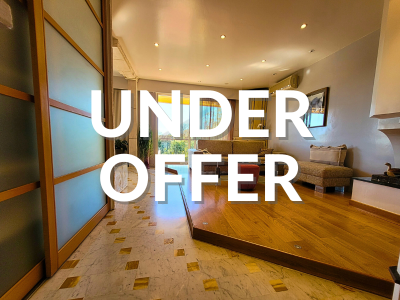 Spacious three-bedroom flat in Antibes (Laval area). Property now under offer.